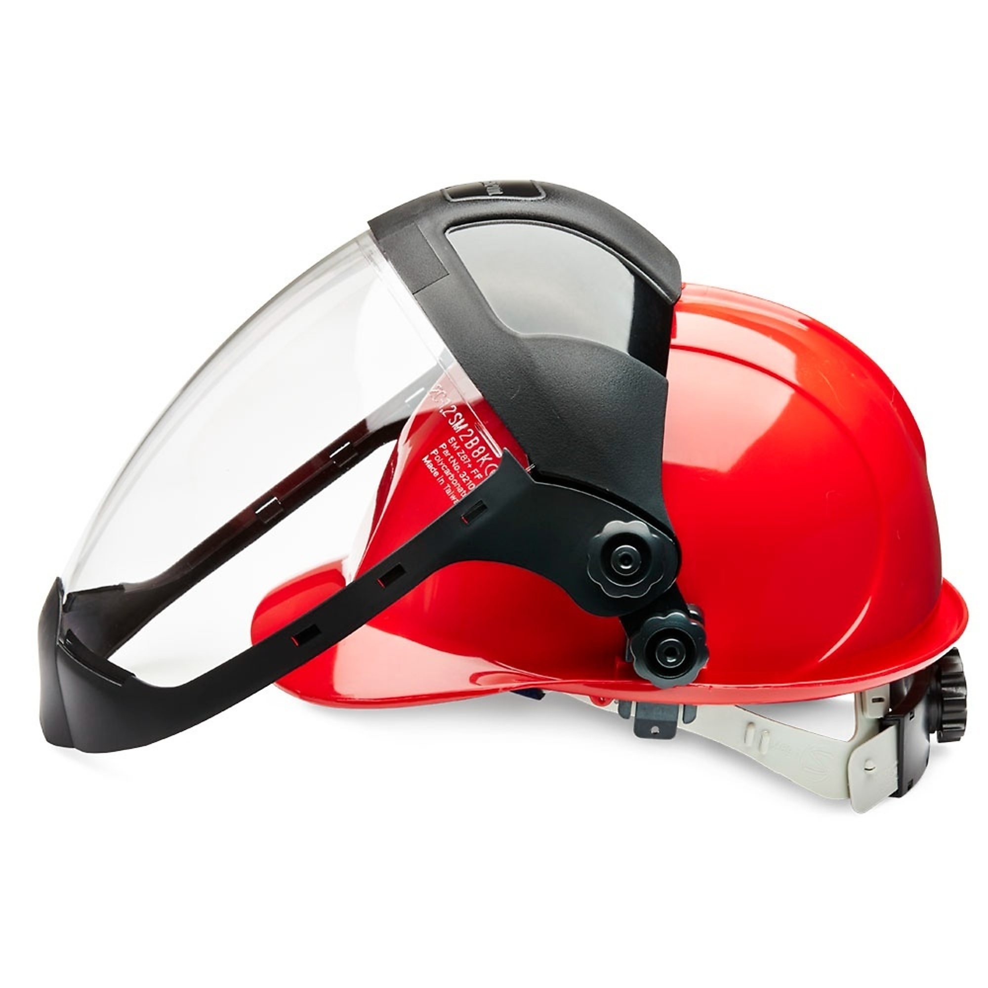 Sellstrom® - Face Shield - DP4 Series - 9" x 12.125" x 0.060" Window - Clear AF - Universal Hard Hat Slot Adaptor Headgear - with Chin Guard - Model # S32212
